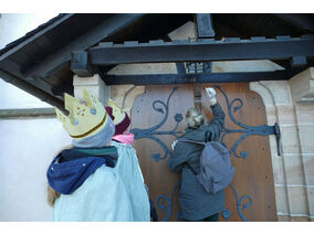 Aussendung der Sternsinger in Naumburg (© Karl-Franz Thiede)